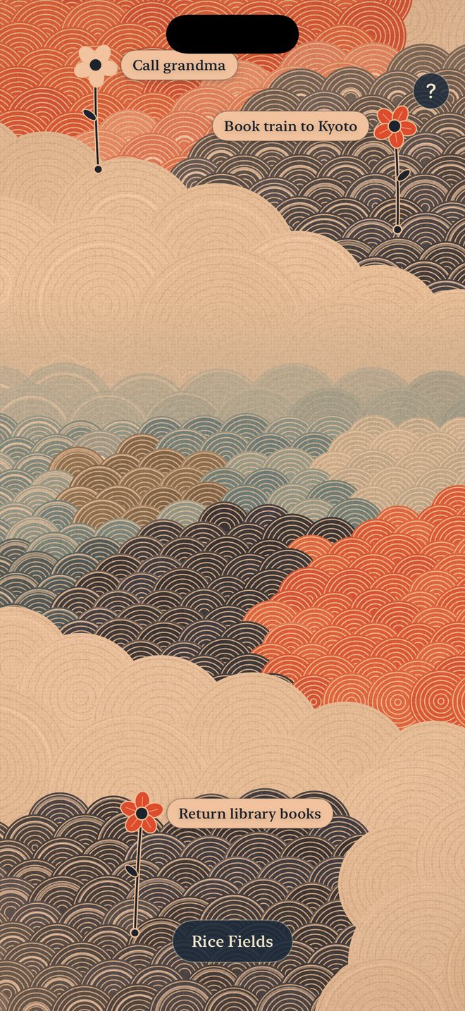 Finishing a task while the clouds play a piece