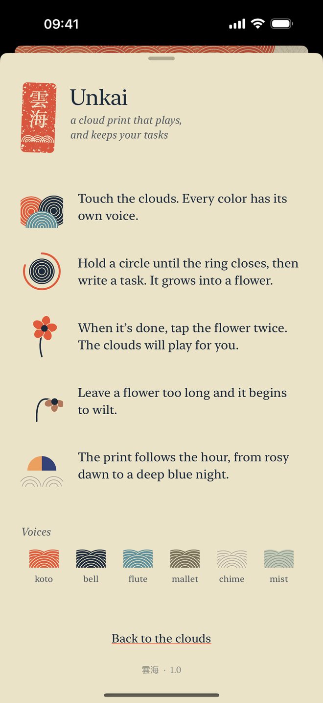 The how to play screen